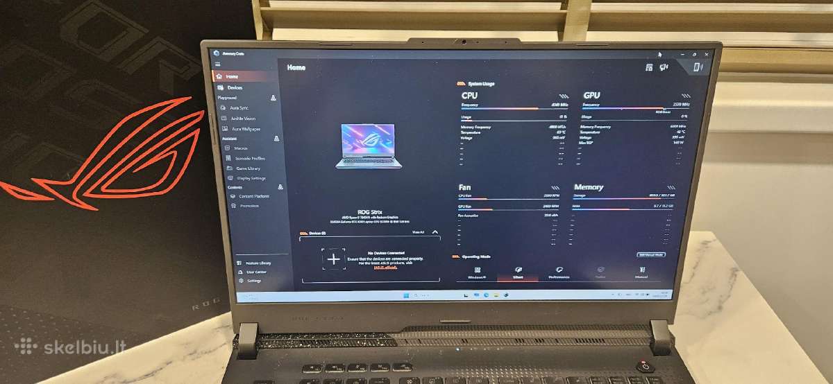 Asus Rog Strix G17 (G713pv) - nuotraukos Nr. 3