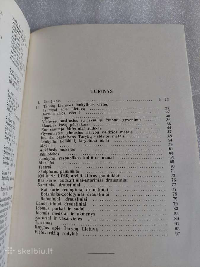 Lietuvos Tsr turistinis žemėlapis - nuotraukos Nr. 6