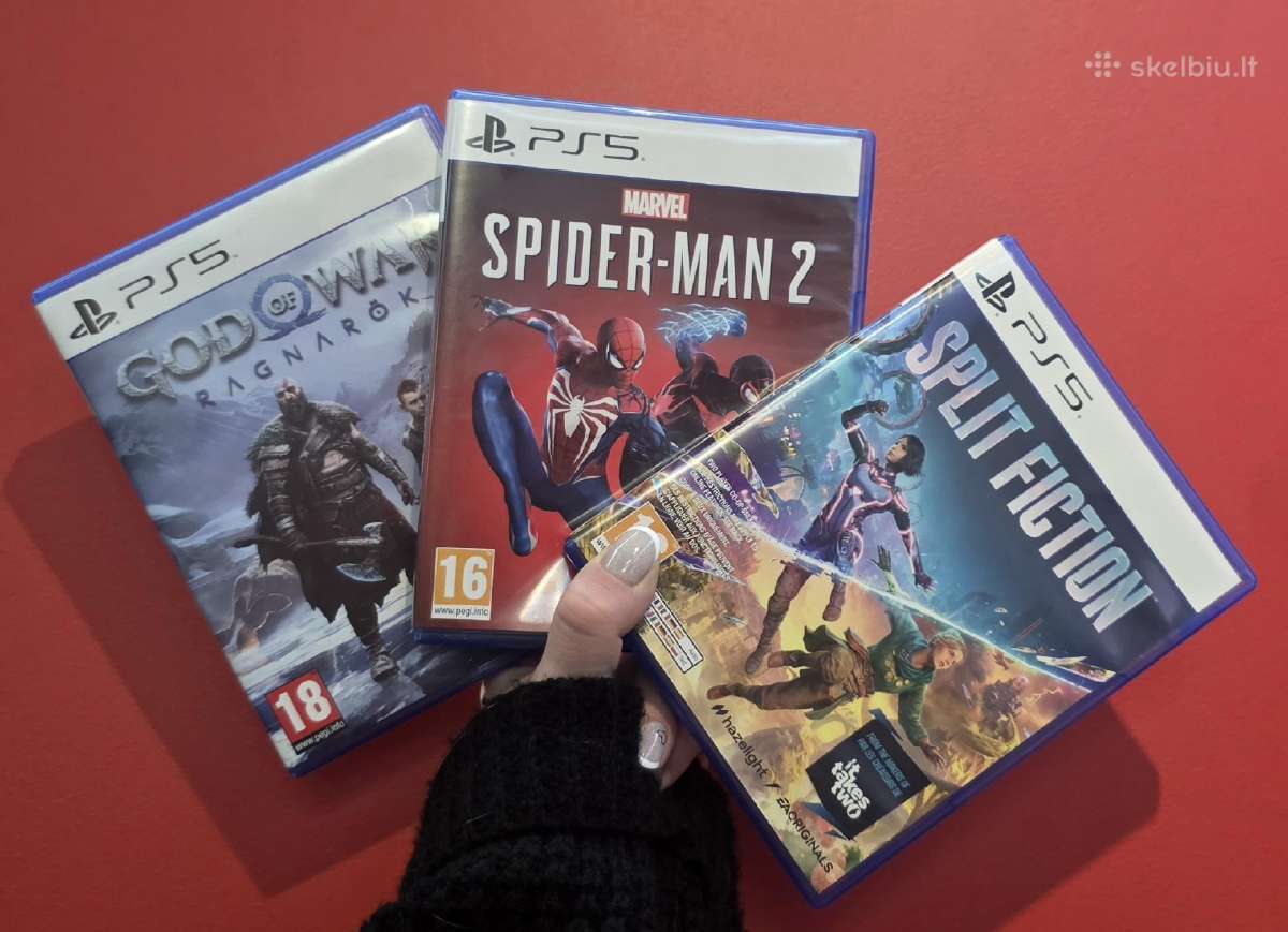 Trys labai geri ps5 žaidimai