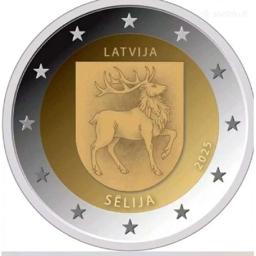 Latvijos proginės 2 eurų monetos (Unc) - nuotraukos Nr. 9