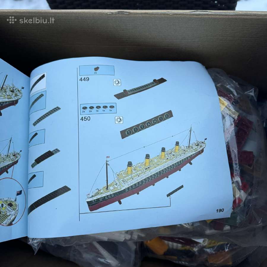 Lego Titanic 10294 Analogas - nuotraukos Nr. 10
