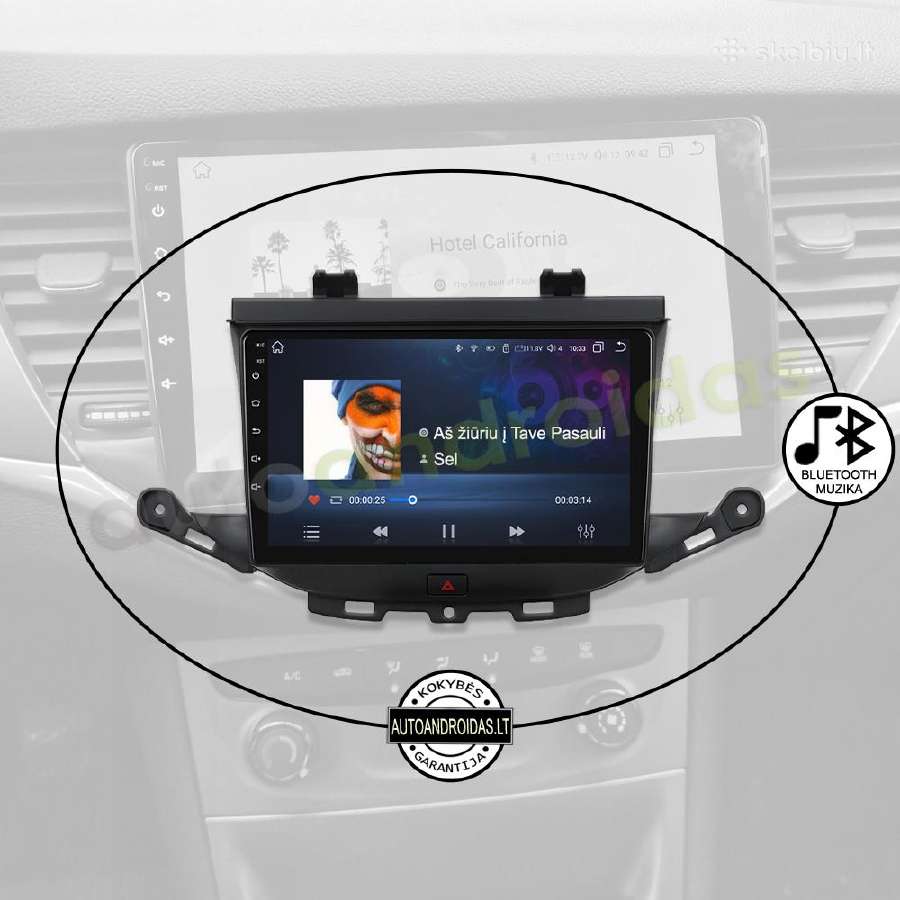 Opel Astra K 2015-20 Android multimedija Carplay - nuotraukos Nr. 6