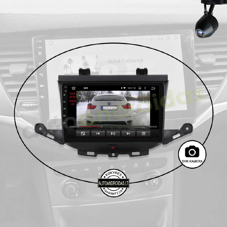 Opel Astra K 2015-20 Android multimedija Carplay - nuotraukos Nr. 8