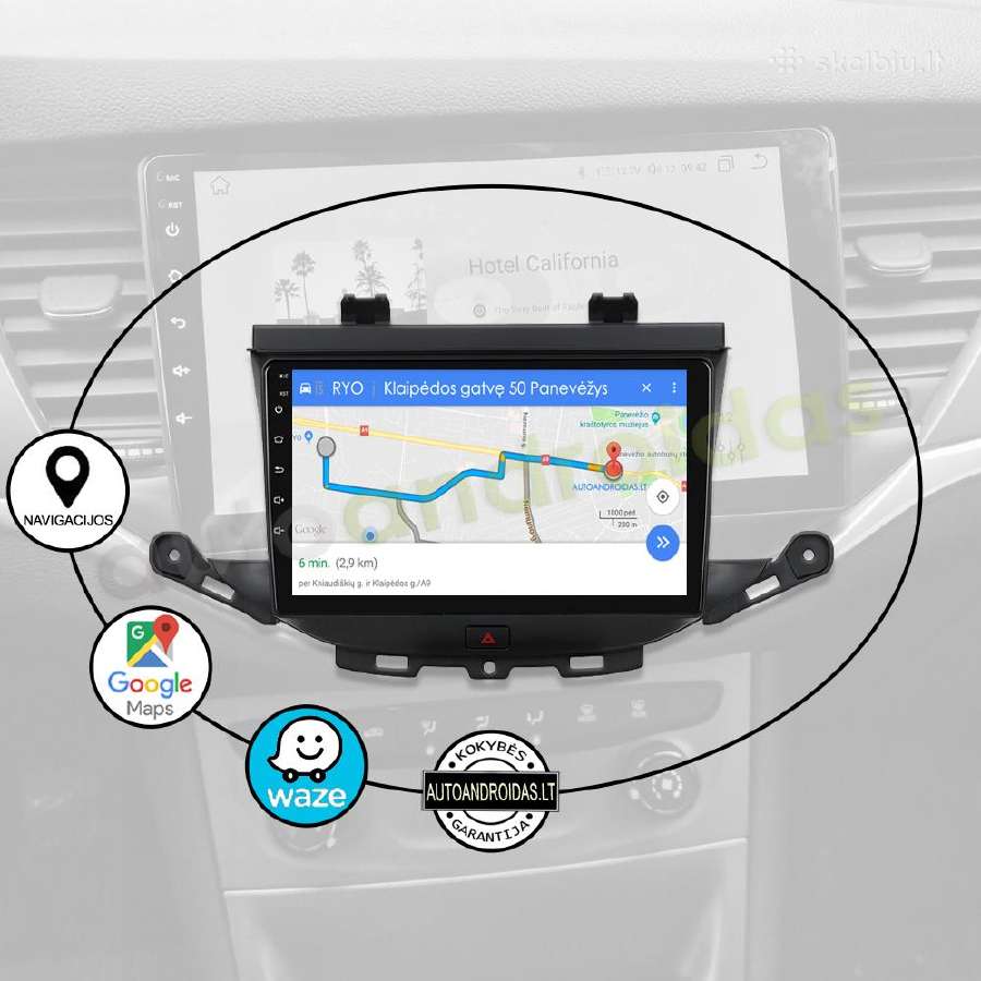 Opel Astra K 2015-20 Android multimedija Carplay - nuotraukos Nr. 11