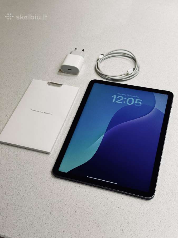 iPad Air 10.9" (2022) Wi-fi 5th 256 GB, space gray - nuotraukos Nr. 6