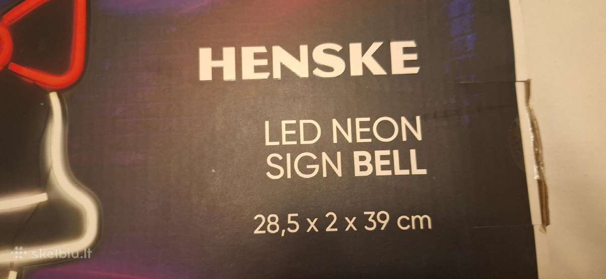 Šviečiantis neoninis LED Varpelis - nuotraukos Nr. 8