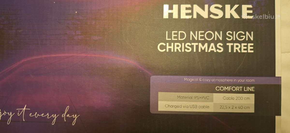 Šviečiantis neoninė LED Kalėdų eglė - nuotraukos Nr. 6