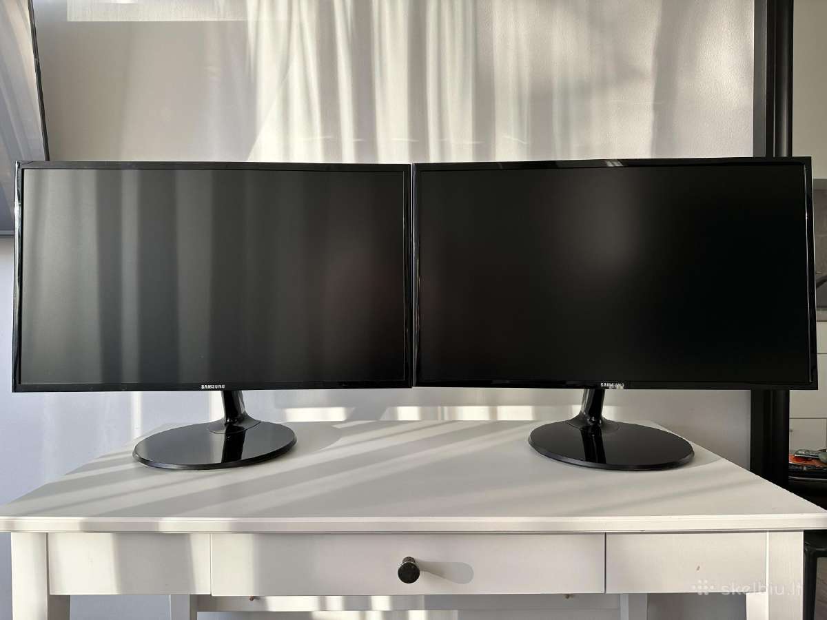 Samsung 27 Monitoriai – Puikios būklės (2 vnt.)