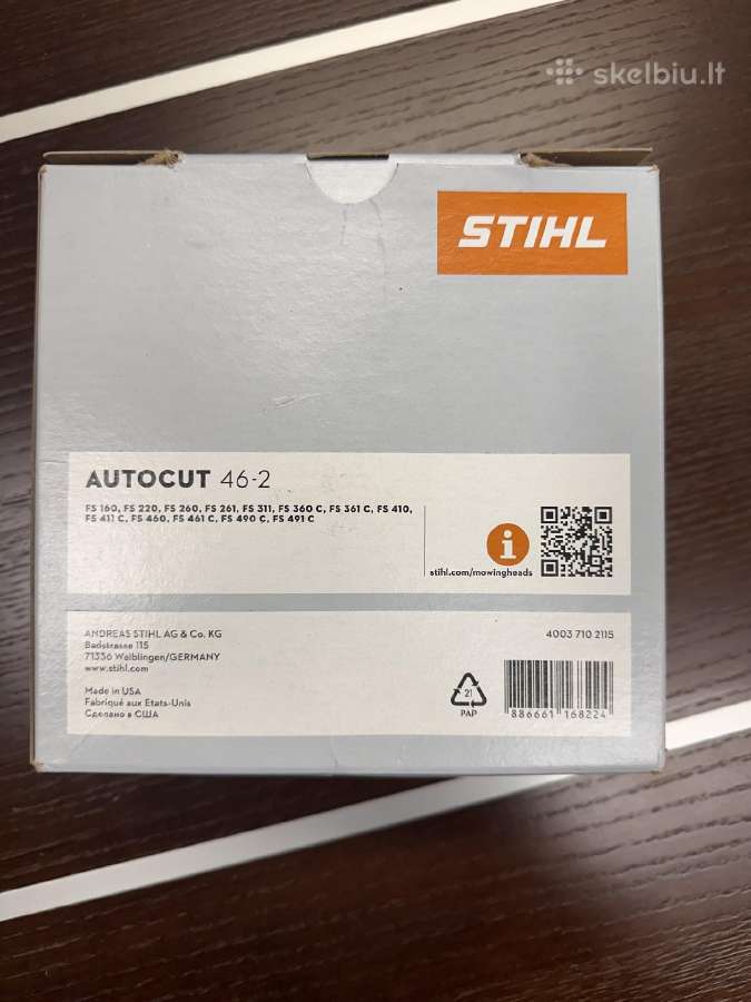 Stihl trimerio galva Autocut 46-2 - nuotraukos Nr. 5