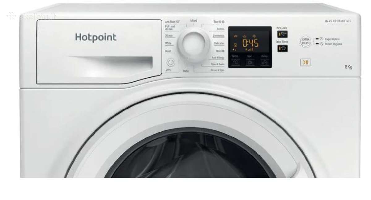 Nauja skalbimo mašina Hotpoint Nswf 846w UK - nuotraukos Nr. 4
