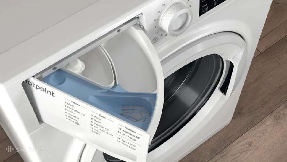 Nauja skalbimo mašina Hotpoint Nswf 846w UK - nuotraukos Nr. 5