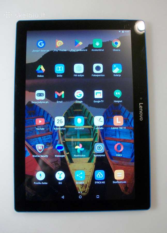 16 GB/128 GB Lenovo Tab 10 planšetės