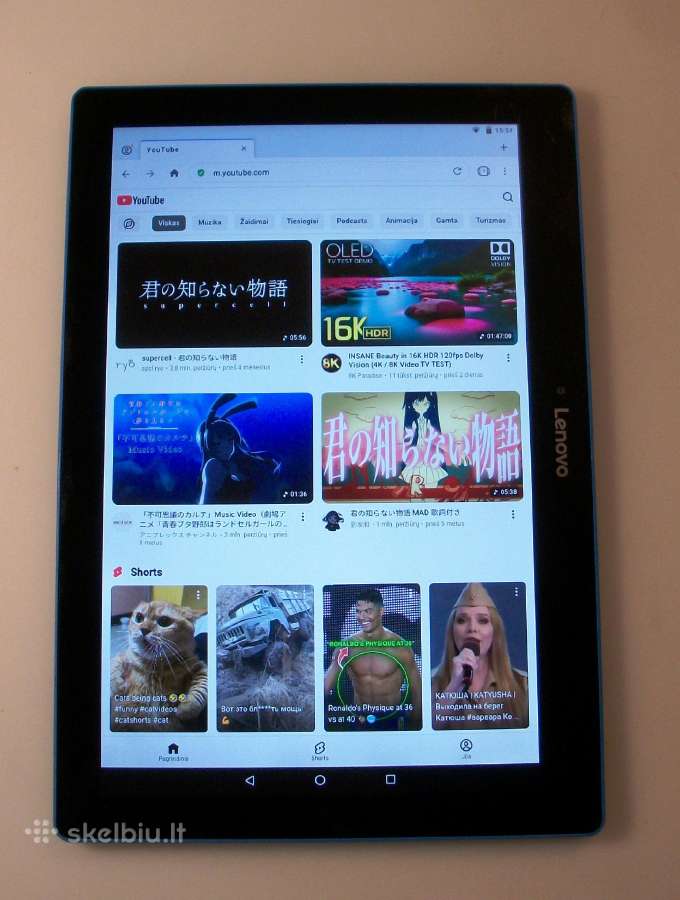 16 GB Lenovo Tab 10 planšetė - nuotraukos Nr. 2