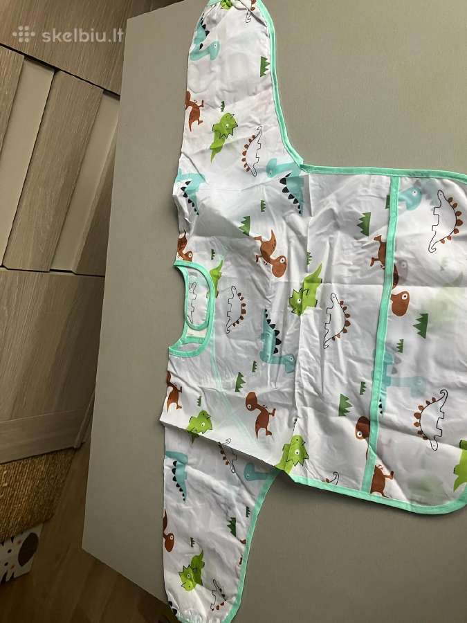 Neperšlampamas seilinukas su rankovėmis - nuotraukos Nr. 9