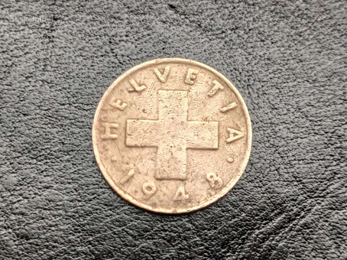 1 rapenas 1948m. Šveicarija - nuotraukos Nr. 2