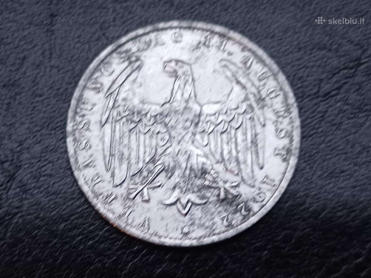 3 markes 1922m. Vokietija - nuotraukos Nr. 2