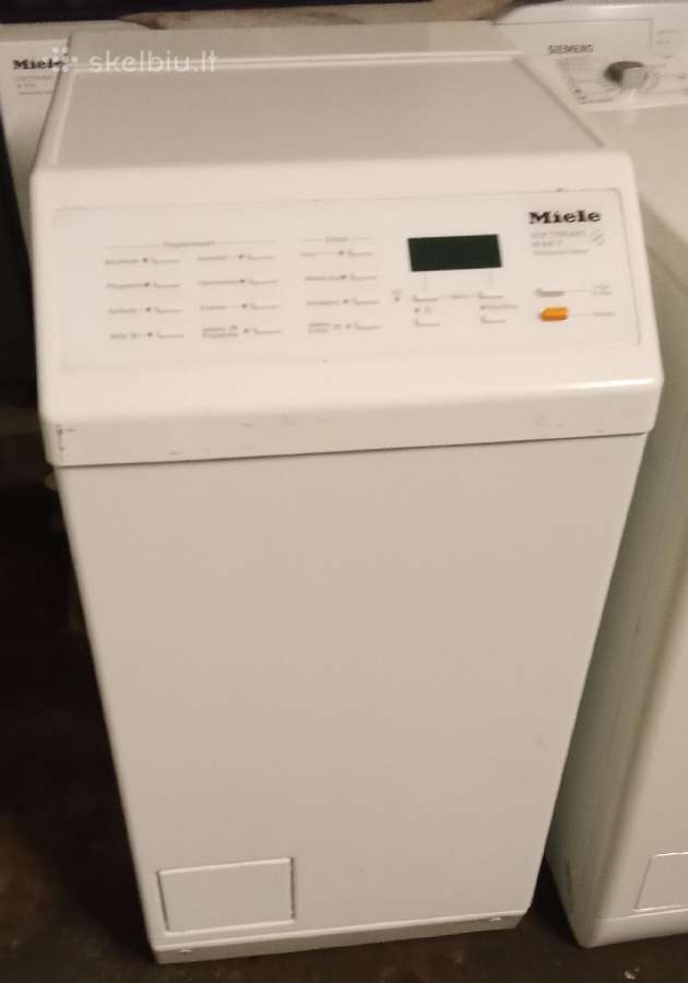Siaura skalbimo masina Miele (Korinis bugnas)