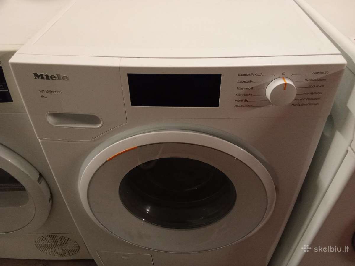 Skalbimo masina Miele 8kg. - nuotraukos Nr. 2