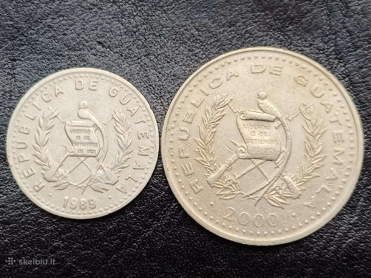 10 ir 25 centavai. Gvatemala - nuotraukos Nr. 2
