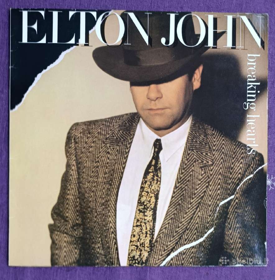 Elton John Breaking hearts vinilo plokstele