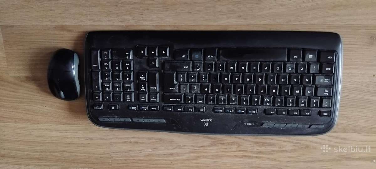Bevielė klaviatūra ir pelė Logitech K330