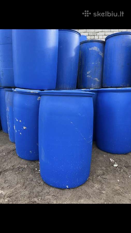 Parduodame 220 L Ir 120 L Plastikines Backas