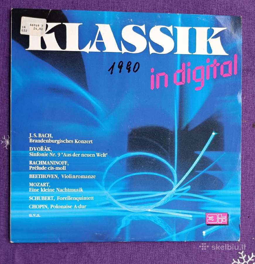 Vinilo plokstele Klasikos kuriniu rinkinys 3lp.