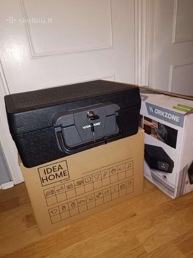 8 kg. seifas dokumentams, raktams ir t.t.