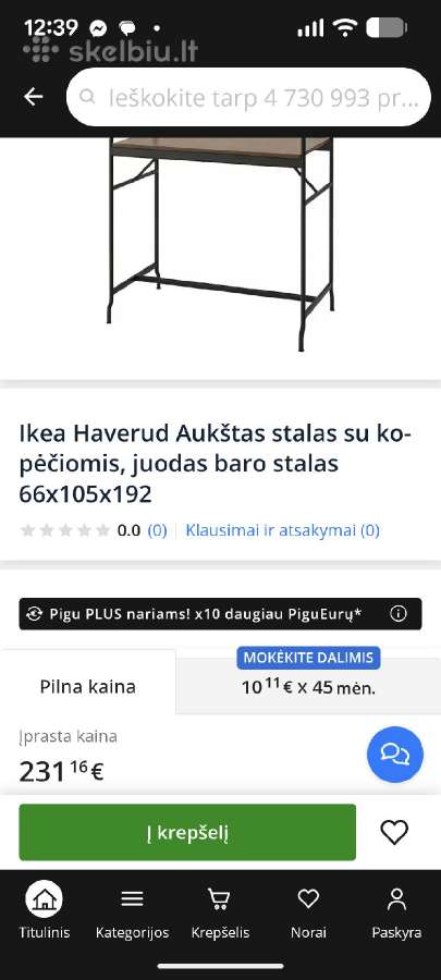 Stalas beveik naujas. ( - nuotraukos Nr. 5
