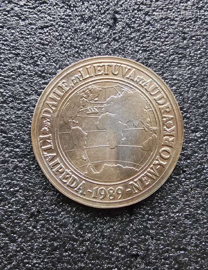 Stalo medalis "Klaipėda - New-york. 1989"