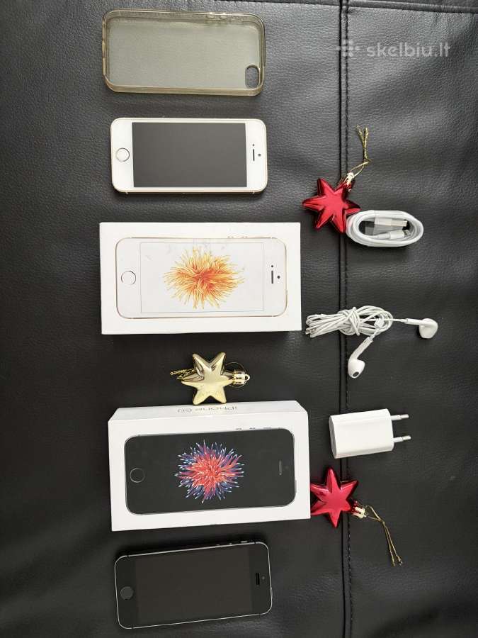 iPhone Se, Space Gray ir Gold, 32gb
