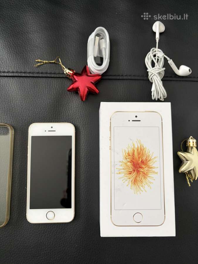 iPhone Se, Space Gray ir Gold, 32gb - nuotraukos Nr. 3