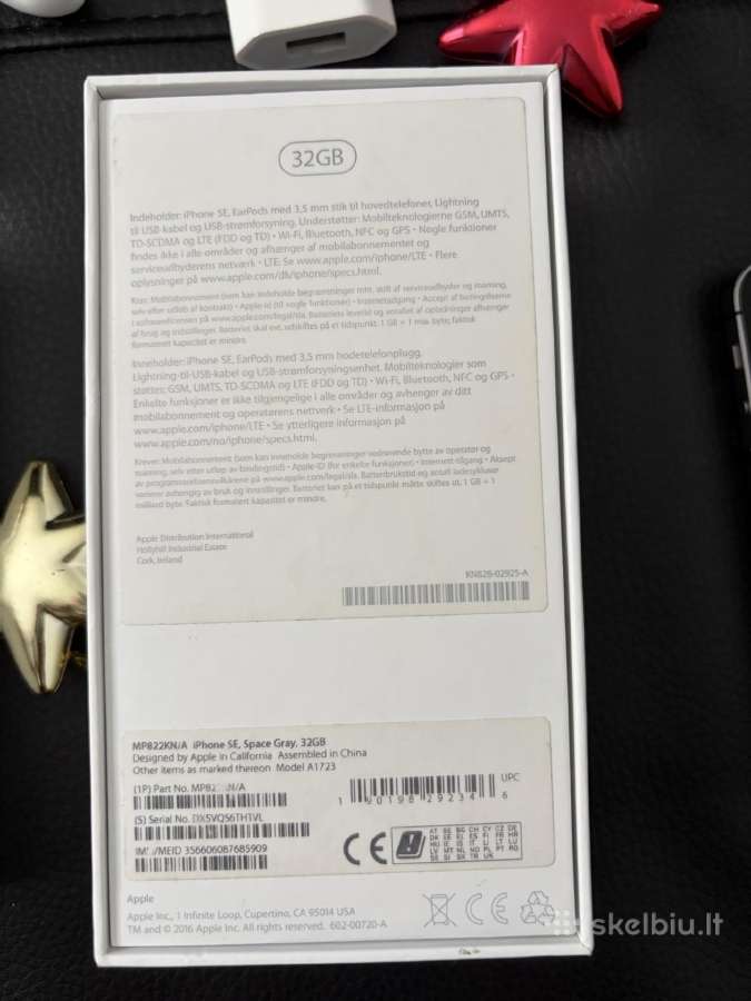 iPhone Se, Space Gray ir Gold, 32gb - nuotraukos Nr. 6