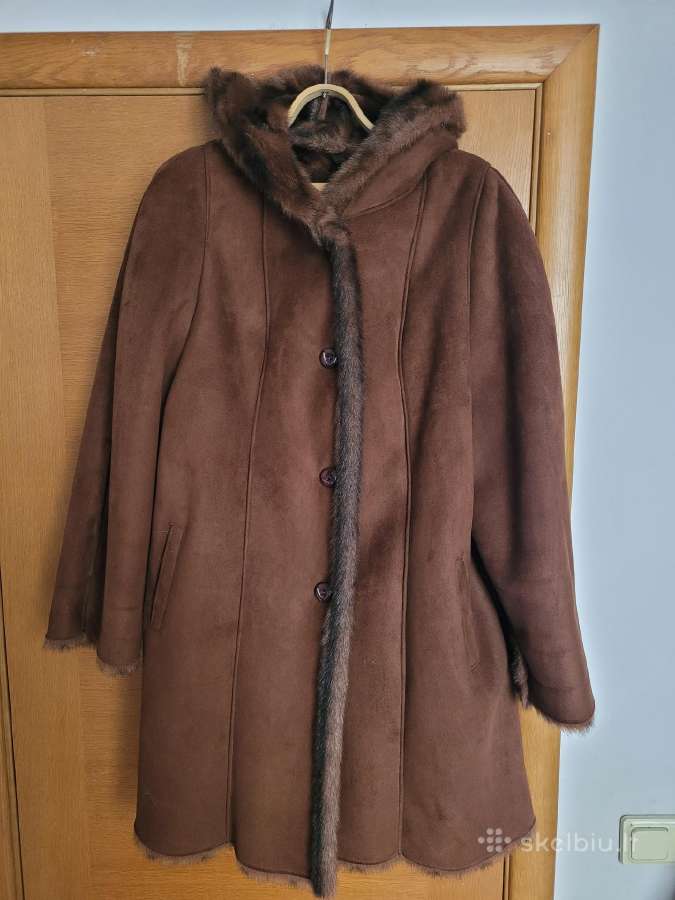 Dirbtinio kailio mot. dublionkė, XL dydis