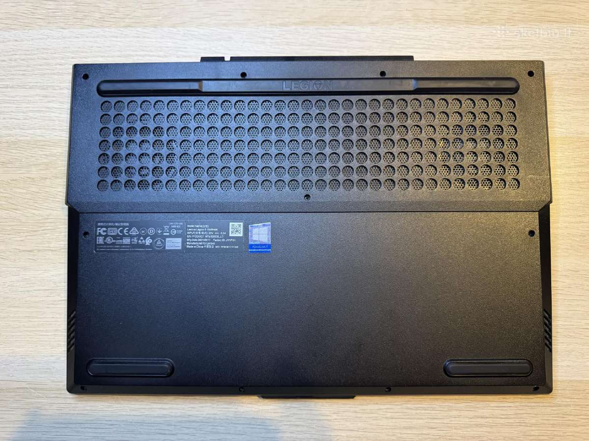 Dalimis Legion 5 16gb RAM 512gb SSD Gtx1650ti - nuotraukos Nr. 3