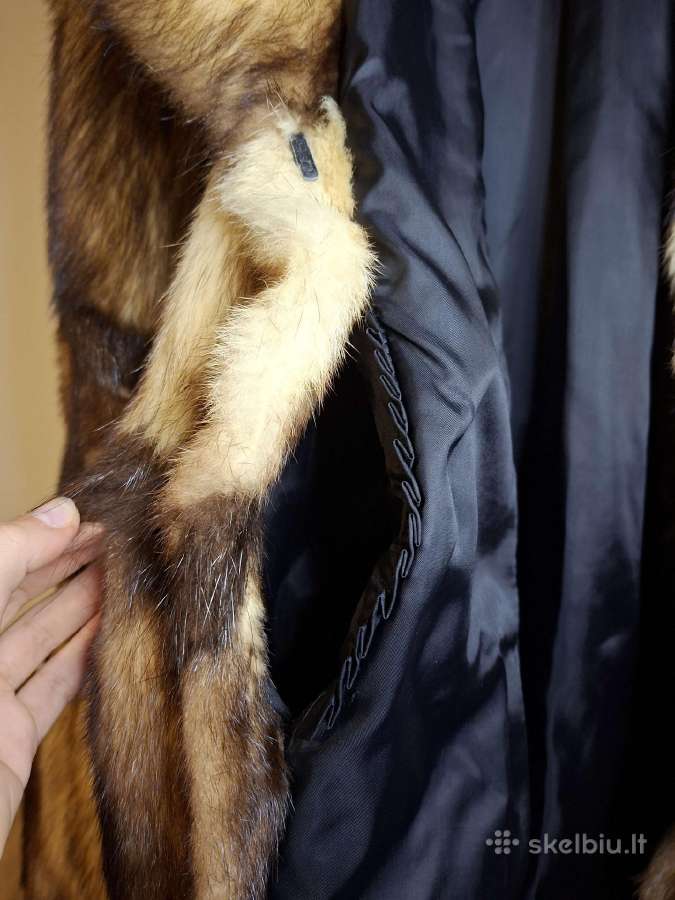 Natūralūs kailiniai iš fretkos (ferret) kailio - nuotraukos Nr. 5