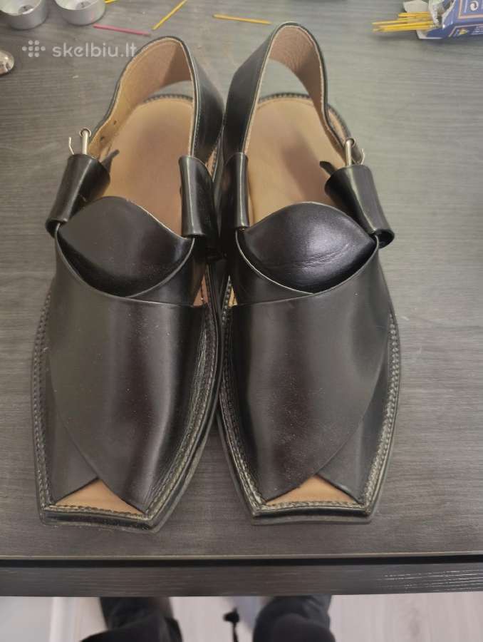 Tradiciški Pakistanietiški batai Peshawari Chappal - nuotraukos Nr. 2