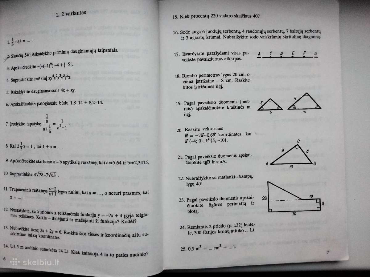Matematikos kartojimas - nuotraukos Nr. 6