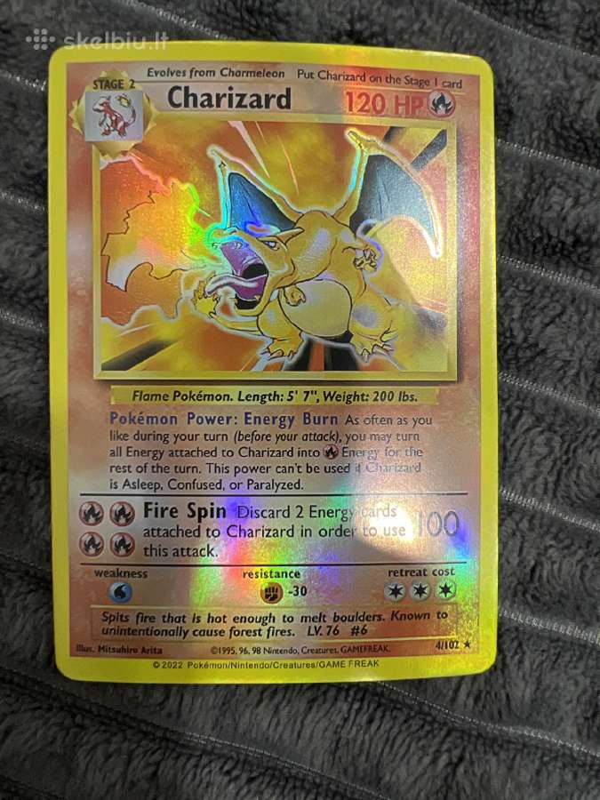 Pokemon kortelė