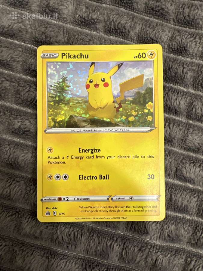 Pokemon kortelė