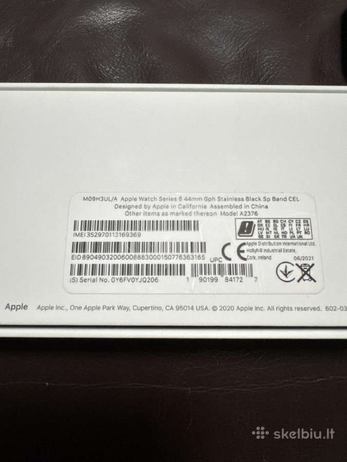 Apple watch 6 stainless steel - nuotraukos Nr. 4