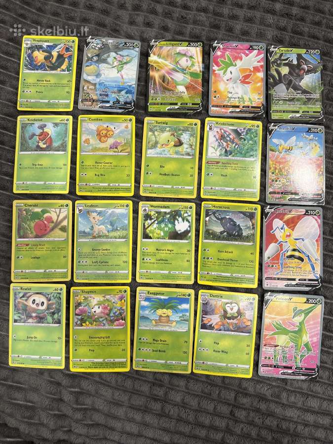 Pokemon kortelės