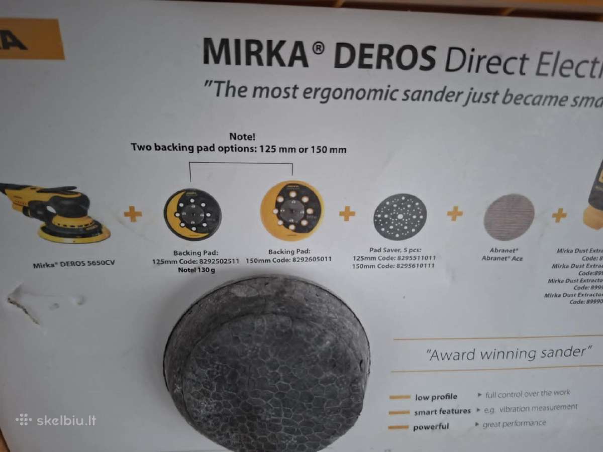 Slifuoklis mirka 125-150