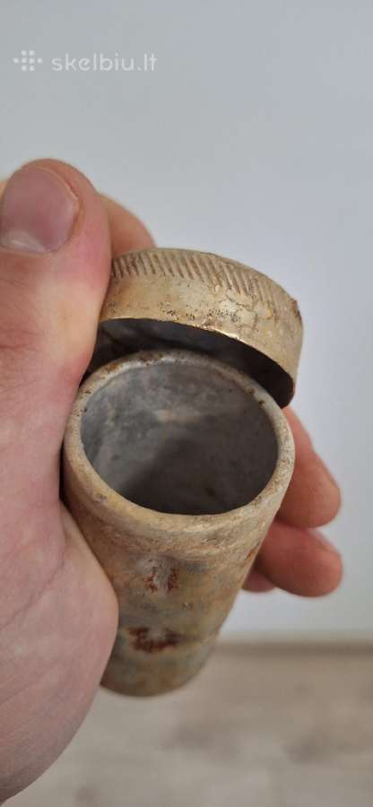 Ww2 vokiška aliuminė talpa - nuotraukos Nr. 2
