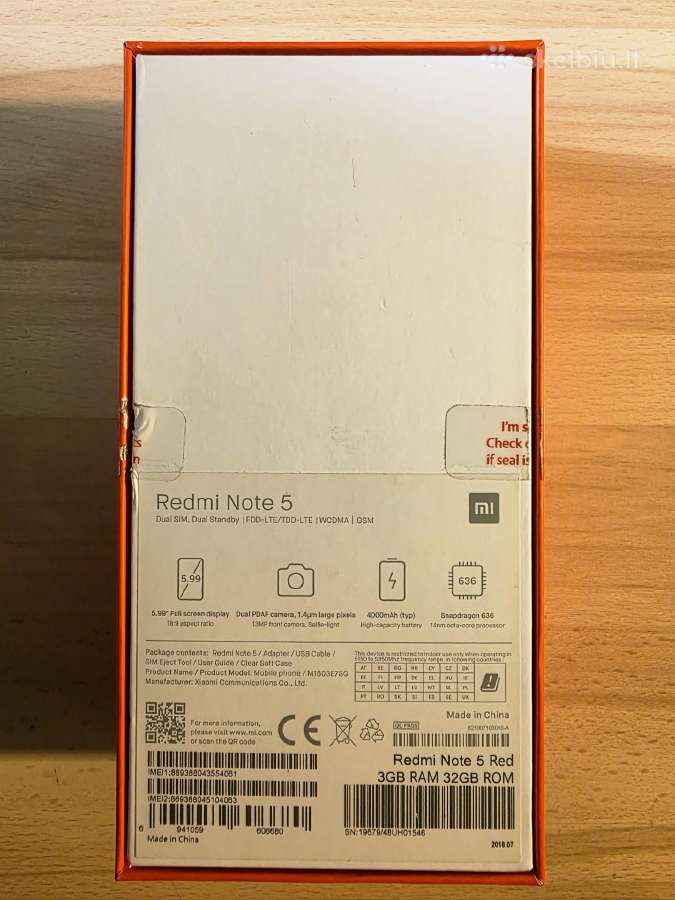 Redmi Note 5 (Dežutė) - nuotraukos Nr. 2