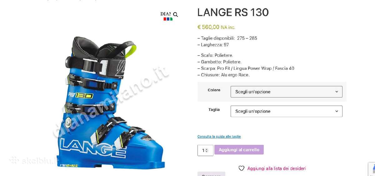 Lange RS-130 Fis - nuotraukos Nr. 16