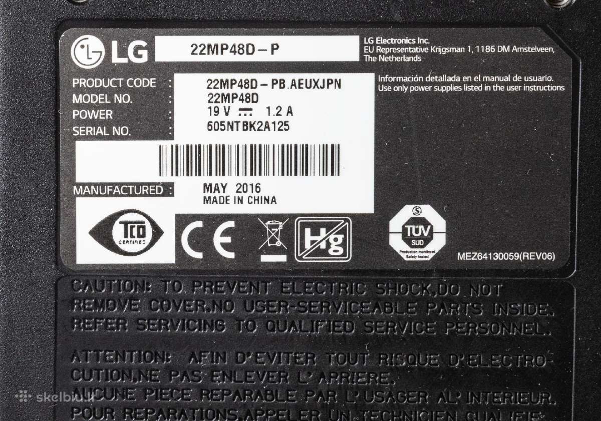 Monitorius LG 22mp48d-p - nuotraukos Nr. 2