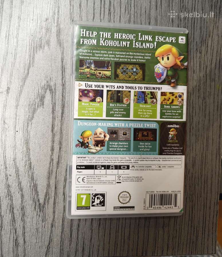 Nintendo switch Žaidimas The Legend of Zelda: Link - nuotraukos Nr. 2