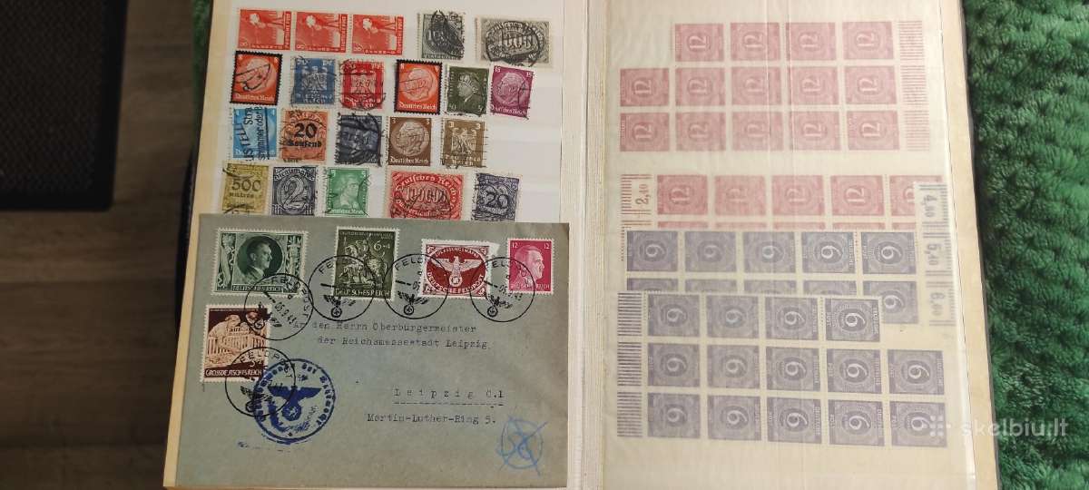 Trečiasis reichas Pašto ženklai albumas