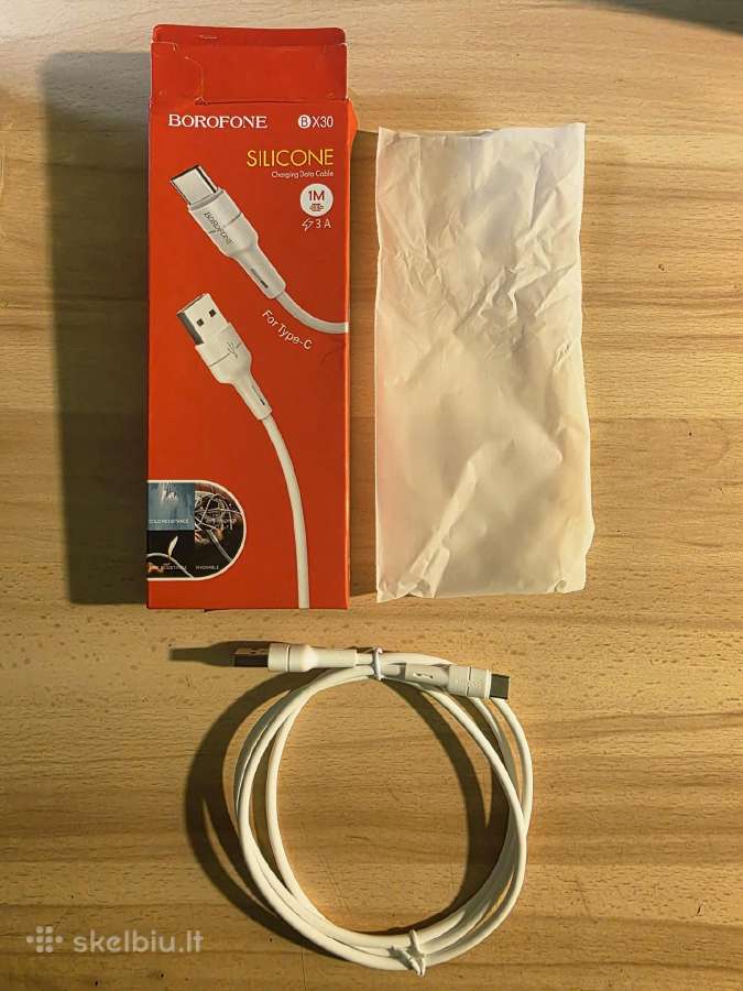 Usb C type įkroviklis, laidas, kabelis - nuotraukos Nr. 3